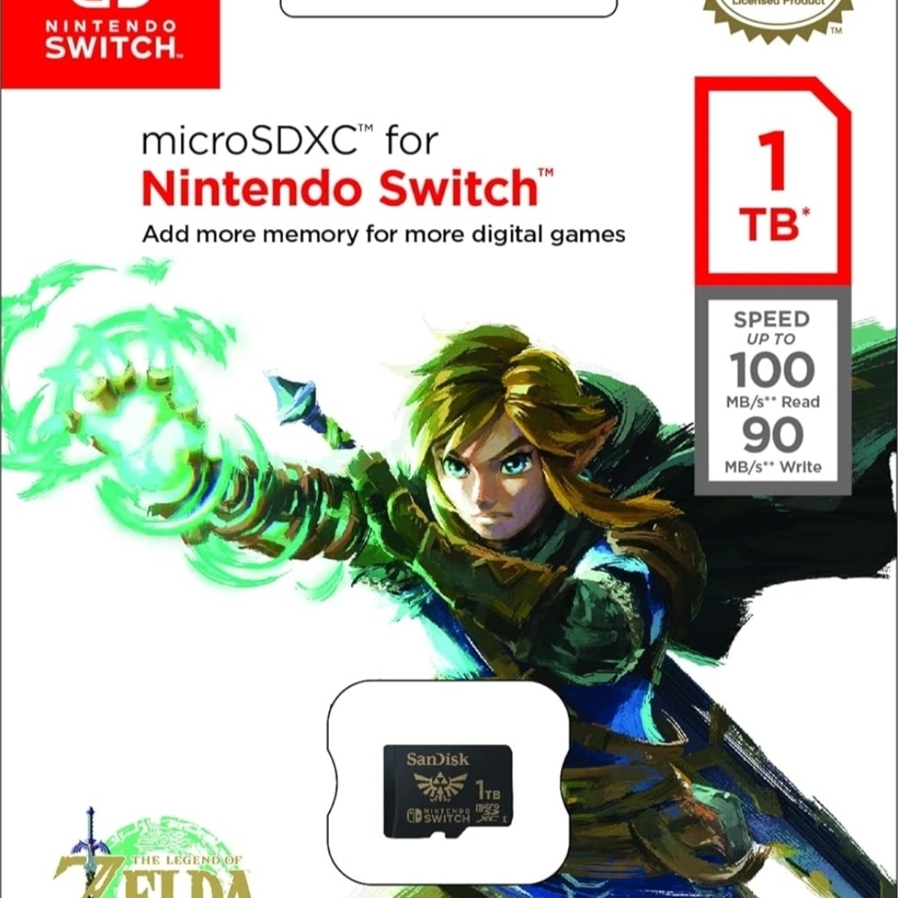 Andis 1TB microSDXC Card for Nintendo Switch - Black